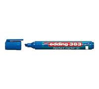 edding 383 - Pennarello a fogli mobili, ricaricabile, 1-5 mm, colore: Blu