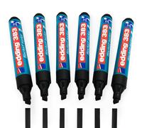 Edding 383 Pennarello Per Flipchart 1-5Mm Punta A Coda Nera Confezione Da 6