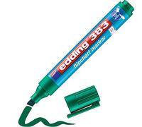 edding 383 - Pennarello per lavagna a fogli mobili, 1 penna, punta a scalpello da 1-5 mm, per scrivere, disegnare e marcare su fogli a fogli mobili, inchiostro non si rovina con la carta, non si asciuga, colore intenso