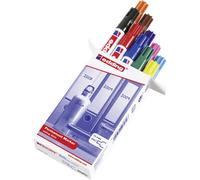 Edding 4-3000-999 3000 Marcatore indelebile Nero, Rosso, Blu scuro, Verde scur