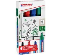 Edding 4-383-4-2 Marcatore per lavagna a fogli mobili EDDING - 383 Flipchart-M