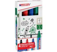 Edding 4-383-4-2 Marcatore per lavagna a fogli mobili EDDING - 383 Flipchart-M