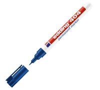 EDDING - 4-404003 - Marcatore permanente 404 - punta tonda extra fine - 0,75 mm - blu - Edding - 83104 - Conf. da 10 Pz. - 4-404003