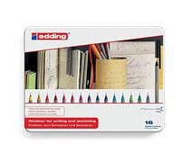 Edding 4-55-16 Fineliner 55 - Pennarelli punta sottile 0.3, colori assortiti