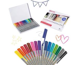 Edding 4-55-16 Fineliner 55 - Pennarelli punta sottile 0.3, colori assortiti