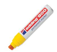 Edding 4-800005 - Pennarello Permanente 800, Ricaricabile, 4-12 mm, Colore: Giallo