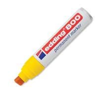 Edding 4-800005 - Pennarello Permanente 800, Ricaricabile, 4-12 mm, Colore: Giallo