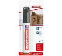 edding 850 Marcatore Permanente Punta a Scalpello, Blister 1 pz., Nero, Tratto 5-15 mm