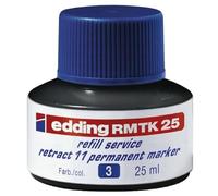 edding 4-RMTK25003 refill RMTK 25 per servizio di retrazione 11 pennarello indelebile, 25 ml, Blu