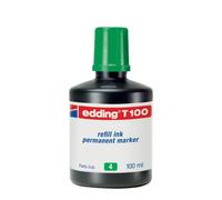 Edding 4-t100004 inchiostro verde di ricarica per pennarelli indelebili, 100 ml