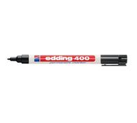 EDDING 400SW - Pennarello indelebile, punta da 1,0 mm, nero