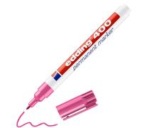 edding 400 permanent marker - pink - 1 pen - fine round tip 1 mm - waterproof, q