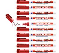 Marcatore Permanente 404 Edding - Punta Tonda - 0,75 mm - 4-404002 (Rosso Conf.