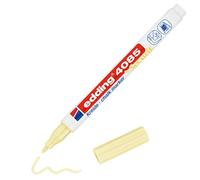 edding 4085 Pennarello a Gesso - Giallo pastello - Punta tonda 1-2 mm - Penna a gesso per lavagna cancellabile - per scrivere su finestre, vetro, specchi - inchiostro opaco altamente coprente