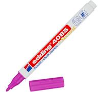 edding 4085 Pennarello a Gesso - Lampone - Punta tonda 1-2 mm - Penna a gesso per lavagna cancellabile - per scrivere su finestre, vetro, specchi - inchiostro opaco altamente coprente