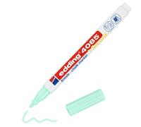 edding 4085 Pennarello a Gesso - Verde pastello - Punta tonda 1-2 mm - Penna a gesso per lavagna cancellabile - per scrivere su finestre, vetro, specchi - inchiostro opaco altamente coprente