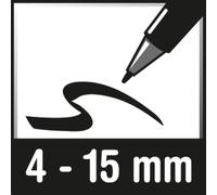 EDDING 4090HGN - Cretaceo, 4-15 mm, verde chiaro