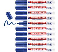 E_0002_S8421300 Edding Pennarelli a gesso liquido Edding 4095 Azzurro (10 Unità)