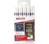 EDDING 4095/5S - White chalk marker set