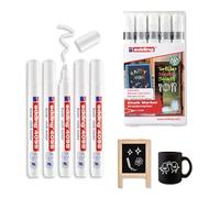 EDDING 4095/5S - White chalk marker set