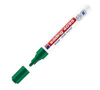 edding 4095 pennarello a gesso - verde - 10 pennarelli a gesso - punta rotonda 2-3 mm - pennarelli per vetro cancellabili - per lavagne, vetro e specchi - gesso liquido a copertura opaca