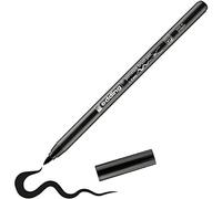 Edding 4200 Pennarello per porcellana - nero - 1 penna - punta pennello 1-4 mm - per dipingere e decorare la ceramica, porcellana - lavabile in lavastoviglie, inchiostro opaco, asciugatura rapida