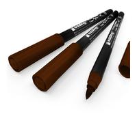 edding 4200 porcellana Brush Pen - marrone - 10 Penne - Punta a pennello 1-4 mm - Pennarello per dipingere e decorare ceramica, porcellana - lavabile in lavastoviglie, inchiostro resistente alla luce