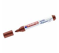 Edding 4500 - Pennarello per tessuti, punta rotonda, 2-3 mm, colore: Marrone