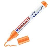Edding 4500 - Pennarello per tessuti, punta rotonda da 2-3 mm, colore: arancione
