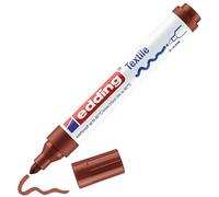 EDDING 4500 TEXTILE T-SHIRT FABRIC PEN BROWN MARKER PEN 2-3mm Line