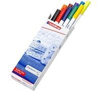 Edding 4600 - Pennarello per tessuti, punta rotonda da 1 mm, colori assortiti