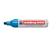Edding 500 marcatore permanente Punta smussata Blu 10 pz