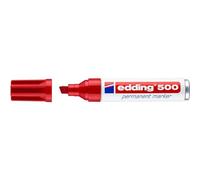 Edding 500 - Marcatore permanente (rosso, giallo, 2 mm, 7 mm, 10 pezzo(i)