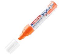 edding 5000 Marcatore Acrilico Largo, Arancio Fluorescente, 1 Marcatore a Vernice Acrilica, Punta Scalpello 5-10Mm, Pennnarello Acrilico per Disegno Su Tela, Carta, Legno, per Sassi/Ciotoli