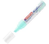 edding 5000 Marcatore Acrilico Largo, Blu Pastello, 1 Marcatore a Vernice Acrilica, Punta Scalpello 5-10Mm, Pennnarello Acrilico per Disegno Su Tela, Carta, Legno, per Sassi/Ciotoli