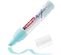 edding 5000 Marcatore Acrilico Largo, Blu Pastello, 1 Marcatore a Vernice Acrilica, Punta Scalpello 5-10Mm, Pennnarello Acrilico per Disegno Su Tela, Carta, Legno, per Sassi/Ciotoli