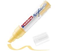 edding 5000 Marcatore Acrilico Largo, Giallo Pastello, 1 Marcatore a Vernice Acrilica, Punta Scalpello 5-10Mm, Pennnarello Acrilico per Disegno Su Tela, Carta, Legno, per Sassi/Ciotoli