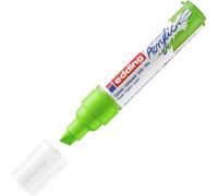 edding 5000 Marcatore Acrilico Largo, Giallo-Verde, 1 Marcatore a Vernice Acrilica, Punta Scalpello 5-10Mm, Pennnarello Acrilico per Disegno Su Tela, Carta, Legno, per Sassi/Ciotoli