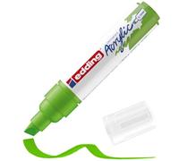 edding 5000 Marcatore Acrilico Largo, Giallo-Verde, 1 Marcatore a Vernice Acrilica, Punta Scalpello 5-10Mm, Pennnarello Acrilico per Disegno Su Tela, Carta, Legno, per Sassi/Ciotoli