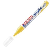 edding 5100 Marcatore Acrilico Medio, Giallo, 1 Marcatore a Vernice Acrilica Waterproof, Punta Tonda 2-3Mm, Pennnarello Acrilico per Disegno Su Tela, Carta, Legno, Marcatore Acrilico per Ciotoli