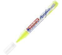 edding 5100 Marcatore Acrilico Medio, Giallo Fluorescente, 1 Marcatore a Vernice Acrilica Waterproof, Punta Tonda 2-3Mm, Pennnarello Acrilico per Disegno Su Tela, Carta, Legno, per Ciotoli