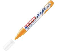 edding 5100 Marcatore Acrilico Medio, Giallo Sole, 1 Marcatore a Vernice Acrilica Waterproof, Punta Tonda 2-3Mm, Pennnarello Acrilico per Disegno Su Tela, Carta, Legno, per Ciotoli