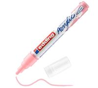 edding 5100 Marcatore Acrilico Medio, Rosa, 1 Marcatore a Vernice Acrilica Waterproof, Punta Tonda 2-3Mm, Pennnarello Acrilico per Disegno Su Tela, Carta, Legno, Marcatore Acrilico per Ciotoli