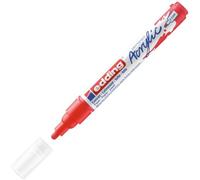 edding 5100 Marcatore Acrilico Medio, Rosso, 1 Marcatore a Vernice Acrilica Waterproof, Punta Tonda 2-3Mm, Pennnarello Acrilico per Disegno Su Tela, Carta, Legno, Marcatore Acrilico per Ciotoli