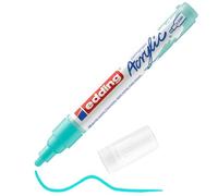 edding 5100 Marcatore Acrilico Medio, Turchese, 1 Marcatore a Vernice Acrilica Waterproof, Punta Tonda 2-3Mm, Pennnarello Acrilico per Disegno Su Tela, Carta, Legno, per Ciotoli