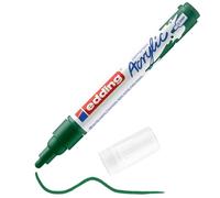 edding 5100 Marcatore Acrilico Medio, Verde, 1 Marcatore a Vernice Acrilica Waterproof, Punta Tonda 2-3Mm, Pennnarello Acrilico per Disegno Su Tela, Carta, Legno, Marcatore Acrilico per Ciotoli