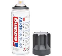 edding 5200 Spray Permanente, Antracite Opaco, 200 Ml, Vernice Acrilica Premium per Dipingere e Decorare Vetro, Metallo, Legno, Ceramica, Plastica, Tela, Smalto Acrilico, Vernice Spray