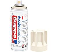 edding 5200 Spray Permanente, Bianco Crema Opaco, 200 Ml, Vernice Acrilica Premium per Dipingere e Decorare Vetro, Metallo, Legno, Ceramica, Plastica, Tela, Smalto Acrilico, Vernice Spray