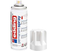 edding 5200 Spray Permanente, Bianco Traffico Lucido, 200 Ml, Vernice Acrilica Premium per Dipingere e Decorare Vetro, Metallo, Legno, Ceramica, Plastica, Tela, Smalto Acrilico, Vernice Spray