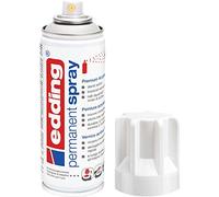 edding 5200 Spray Permanente, Bianco Traffico Lucido, 200 Ml, Vernice Acrilica Premium per Dipingere e Decorare Vetro, Metallo, Legno, Ceramica, Plastica, Tela, Smalto Acrilico